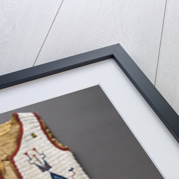 A Plains beaded hide child's vest and a Sioux pictorial beaded vest by Anonymous