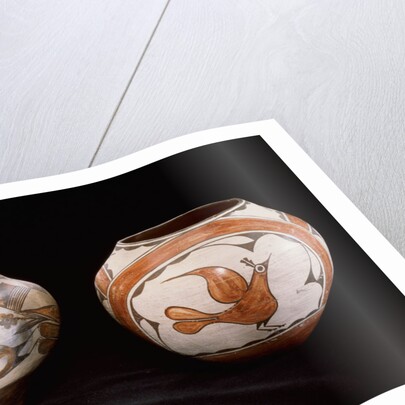Two Zia polychrome jars by Anonymous