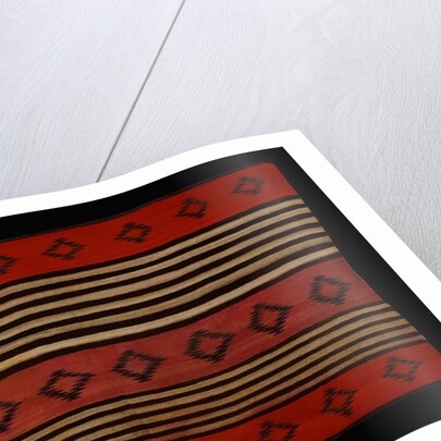 A transitional Navajo woman's blanket by Anonymous