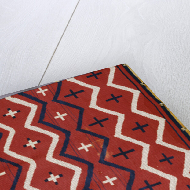 A late classic Navajo wearing blanket by Anonymous