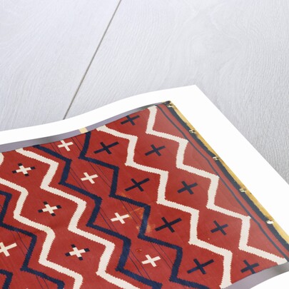 A late classic Navajo wearing blanket by Anonymous