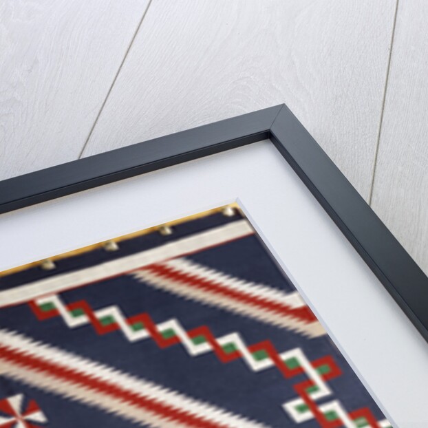 A Navajo Germantown Blanket by Anonymous