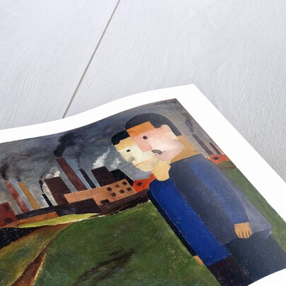 Industrial Landscape and Workers by Franz Wilhelm Seiwert