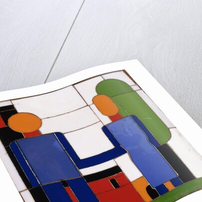 Man and Woman with Intersecting Arms by Franz Wilhelm Seiwert