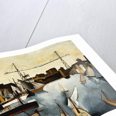 Marseilles Harbour by Christopher Wood