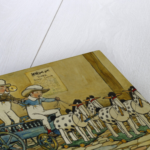 Chips Off The Old Block; The York Stage Coach by Cecil Aldin