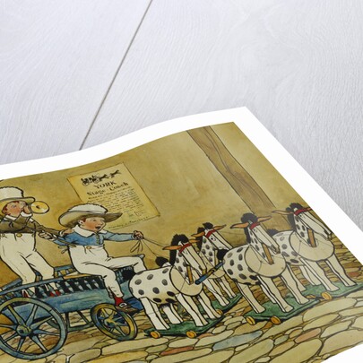 Chips Off The Old Block; The York Stage Coach by Cecil Aldin