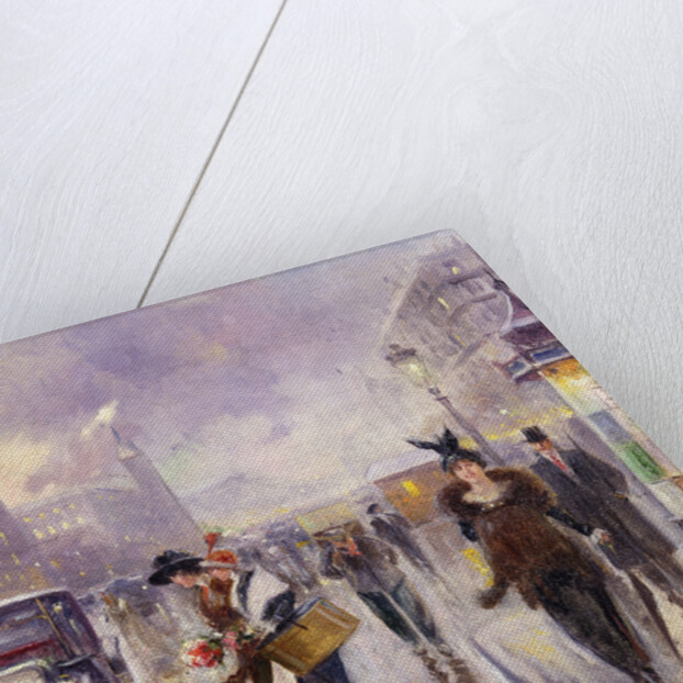 Parisien Street Scene by Joaquin Pallares Allustante