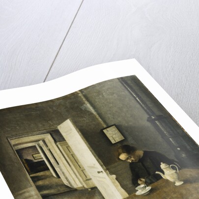 An Interior, Strandgade 25 by Vilhelm Hammershoi