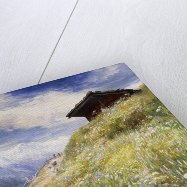 An Alpine Meadow, Switzerland by John MacWhirter