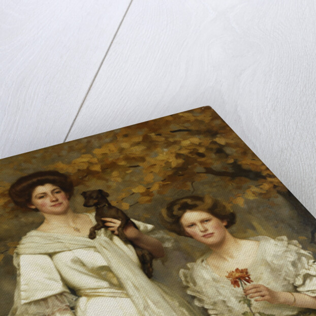 Hilda and Margaret, Daughters of Professor Sir Edward Poulton, F.R.S by Thomas Cooper Gotch