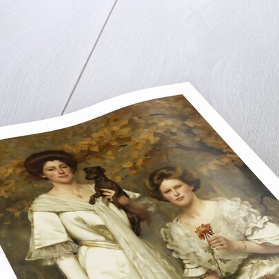 Hilda and Margaret, Daughters of Professor Sir Edward Poulton, F.R.S by Thomas Cooper Gotch