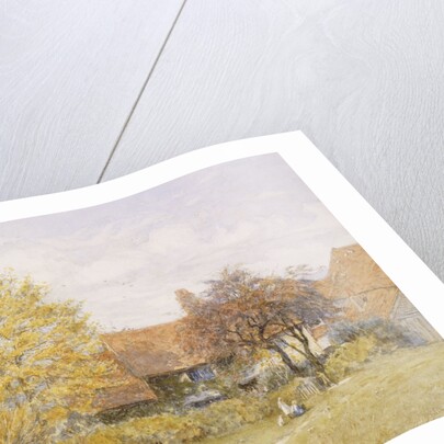 Old Wyldes Farm, Hampstead by Helen Allingham (1848-1926) by Anonymous