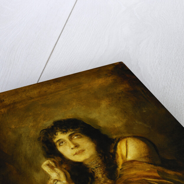 Portrait of Sarah Bernard, as Lady Macbeth by Franz Seraph von Lenbach