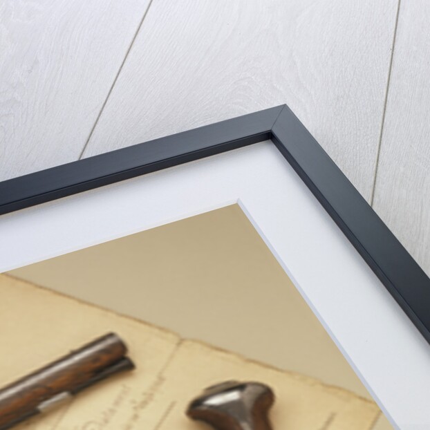 The Lafayette-Washington pair of steel-mounted 'saddle' pistols by Anonymous