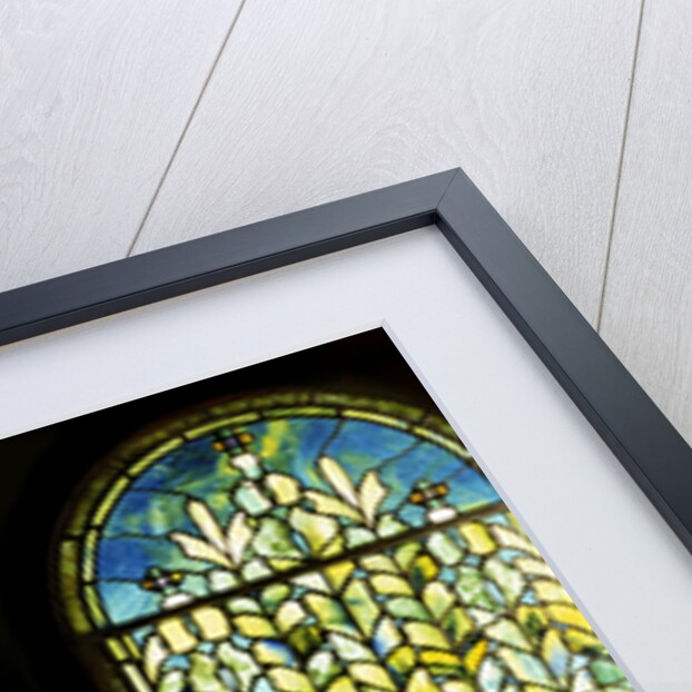 Tiffany Studios leaded and plated glass windows by Anonymous