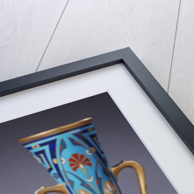 A pair of Minton twin-handled cloisonne vases by Anonymous