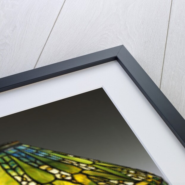 Tiffany Studios 'Arrowroot' leaded glass and bronze table lamp by Anonymous