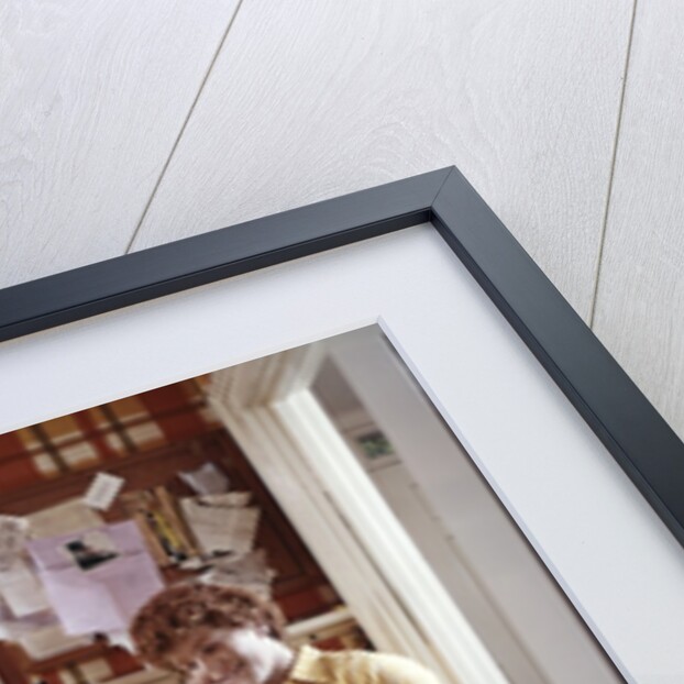 1970s Teenage Boy Talking On Kitchen Wall Phone Telephone by Anonymous