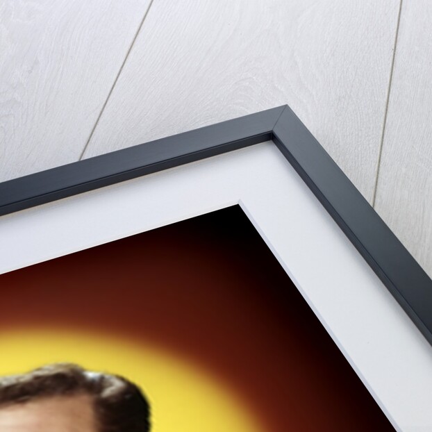 1950s 1960s Bearded Man Playing Trumpet by Anonymous