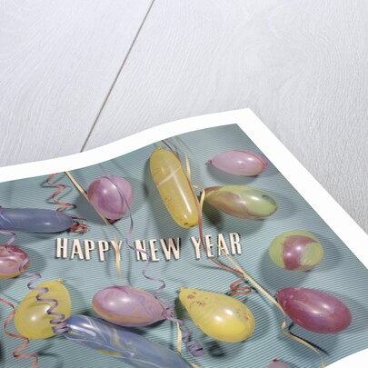 1970 1970s Retro Part Decorations Balloons Streamers New Year by Anonymous