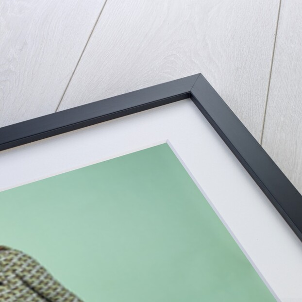 1960s Young Woman Modeling Green Wool Knit Two Piece Suit Fishnet Stockings Boots Full Length Clothes Retro by Anonymous