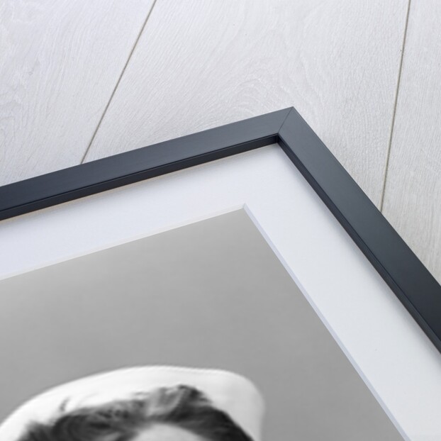 1940s Couple Portrait Navy Man Woman Smile by Anonymous