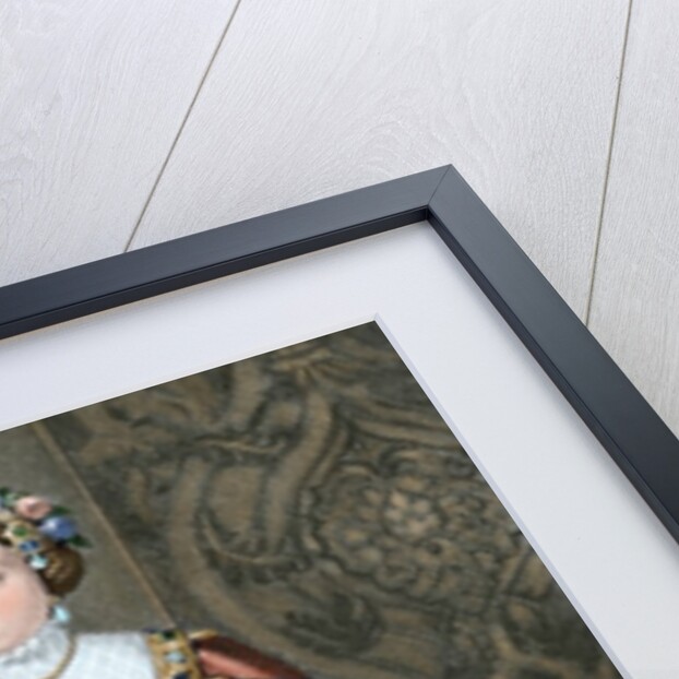 Maria Manuela of Portugal (1527-1545). Colored engraving by Anonymous