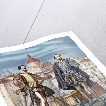 Spain. Aragon. Reign of Philip II. Death of Don Juan de Lanuza (1564-1591) by beheading. by Anonymous