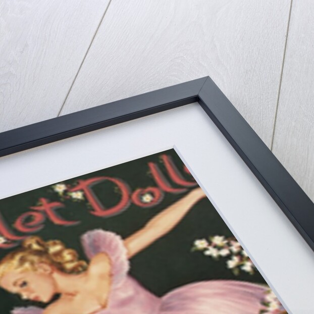 Vintage set of ballet paper dolls by Anonymous