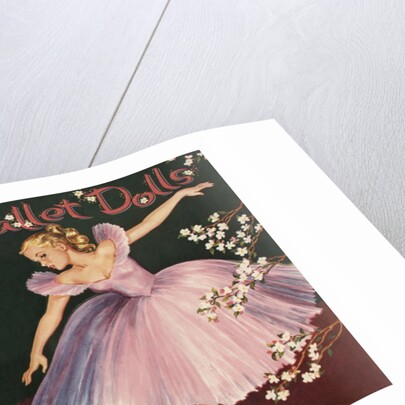 Vintage set of ballet paper dolls by Anonymous
