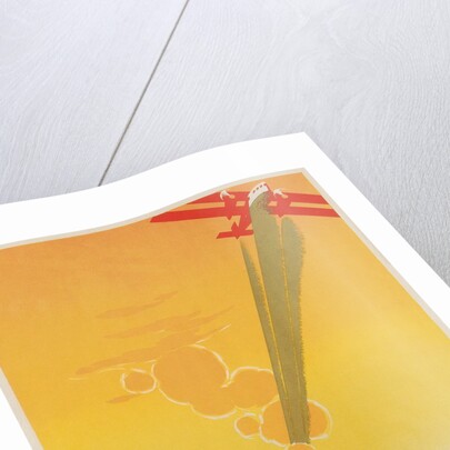 Paris London Golden Ray Air Union Poster by Anonymous