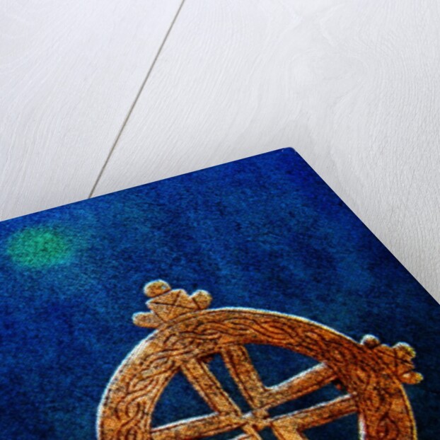 Gold Ethiopian cross by Anonymous