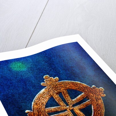 Gold Ethiopian cross by Anonymous