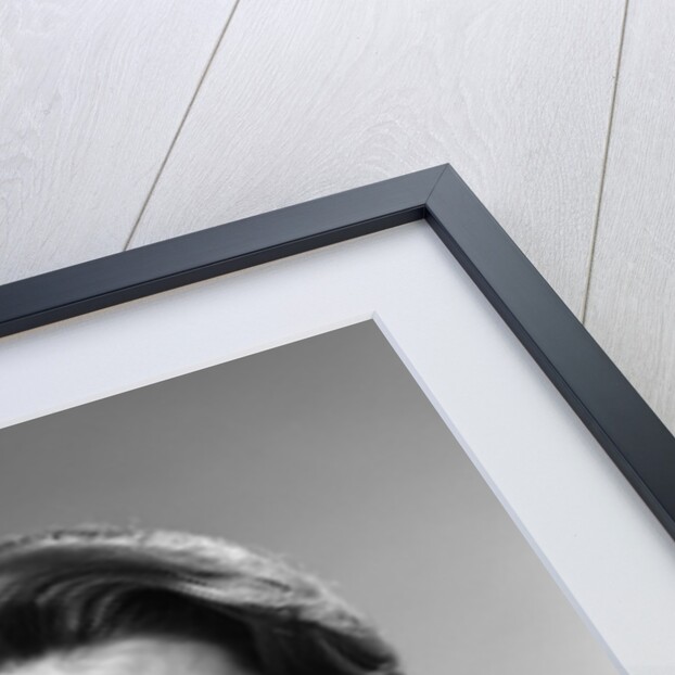 1960s Alarmed Woman Holding Up Her Hand To Stop Something by Anonymous