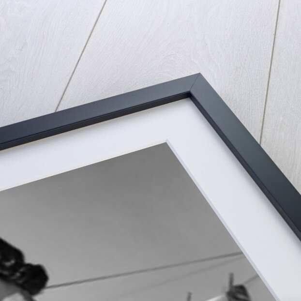 1950s Smiling Woman Housewife Hanging Wash Child Dress On Clothesline To Dry by Anonymous