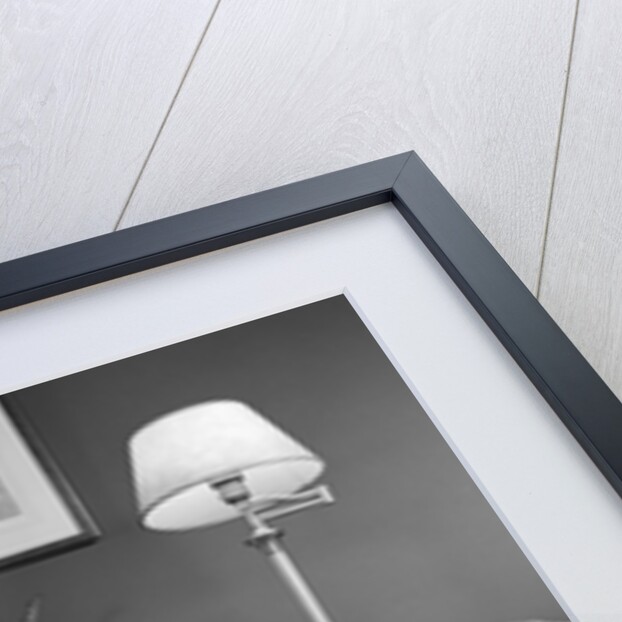 1950s Family Of 4 Gathered In Living Room Playing With Letter Blocks by Anonymous