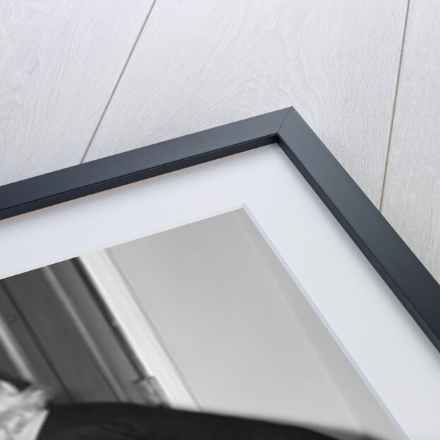 1950s Blonde Mom Opening Front Door To Let In Child Dressed Winter Snow Suit Scarf Hat Can See Snow Scene Through Door by Anonymous