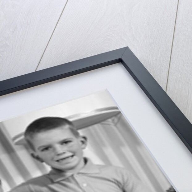 1960s Smiling Family Portrait Mother Father Son Daughter Looking At Camera by Anonymous