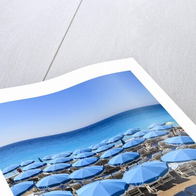 Beach scene, Nice, Cote D'Azur, France by Anonymous