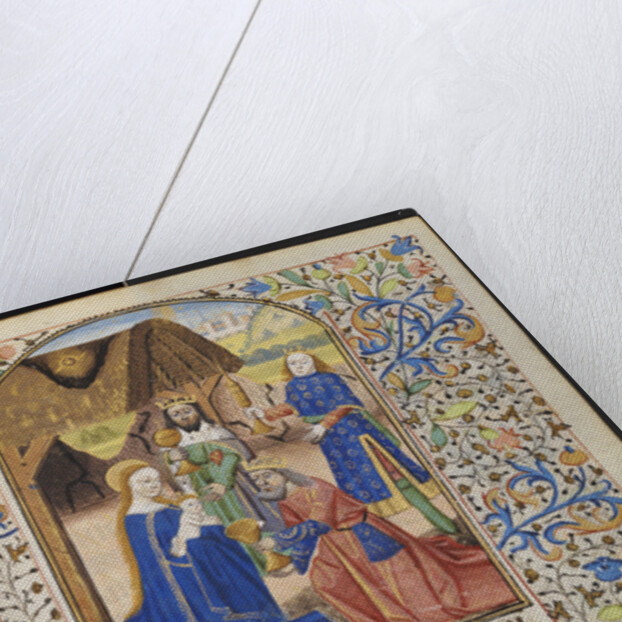 Adoration of the Magi from a French illuminated manuscript by Anonymous