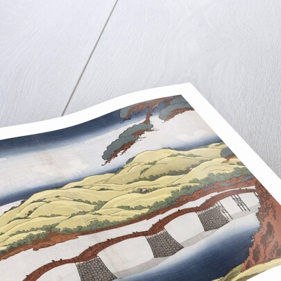 Kintai Bridge at Iwokuni in Suo Province by Keisai Eisen
