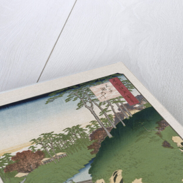 River of Waterfalls, Oji by Ando Hiroshige from the series 'One Hundred Views of Famous Places in Edo' by Ando Hiroshige