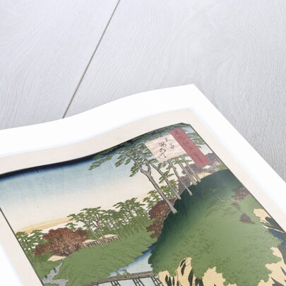 River of Waterfalls, Oji by Ando Hiroshige from the series 'One Hundred Views of Famous Places in Edo' by Ando Hiroshige