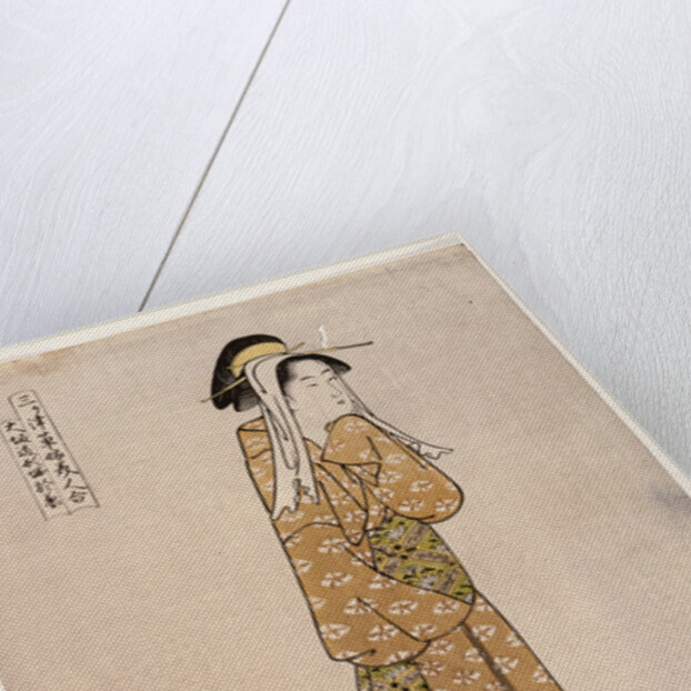 The Streetwalker Okane of Dotombori in Osaka by Chokyosai Eiri