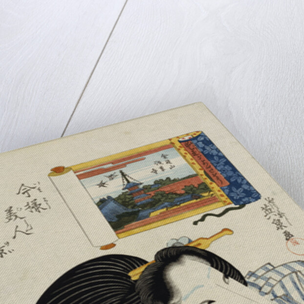 The Diplomatic Type by Keisai Eisen from the series Imayo bijin junikei (Twelve scenes of modern beauties) by Anonymous