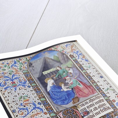 The Adoration of the Magi from a French book of hours by Anonymous