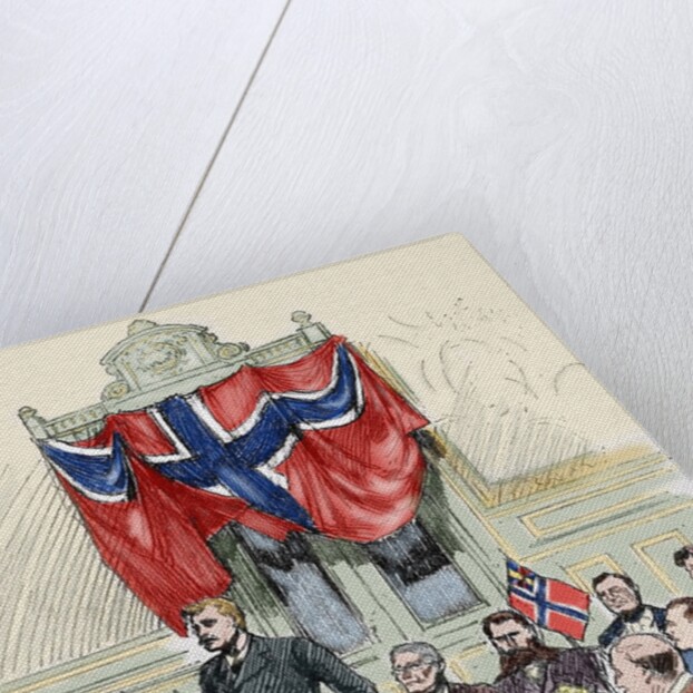 Fridtjof Nansen (1861-1930). Norwegian scientist. Banquet in his honour at Britannia hotel in Trondh by Anonymous