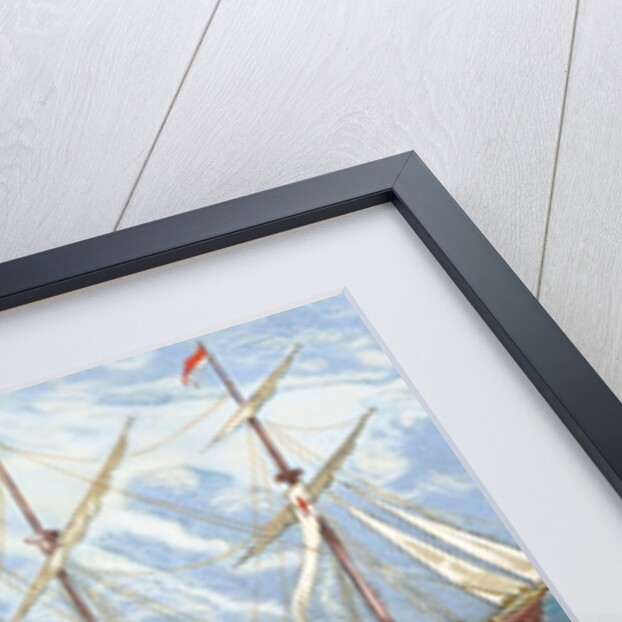 Pedro de Valdivia (ca. 1500- 1553). Spanish conquistador. Landing of Pedro de Valdivia on the coast by Anonymous