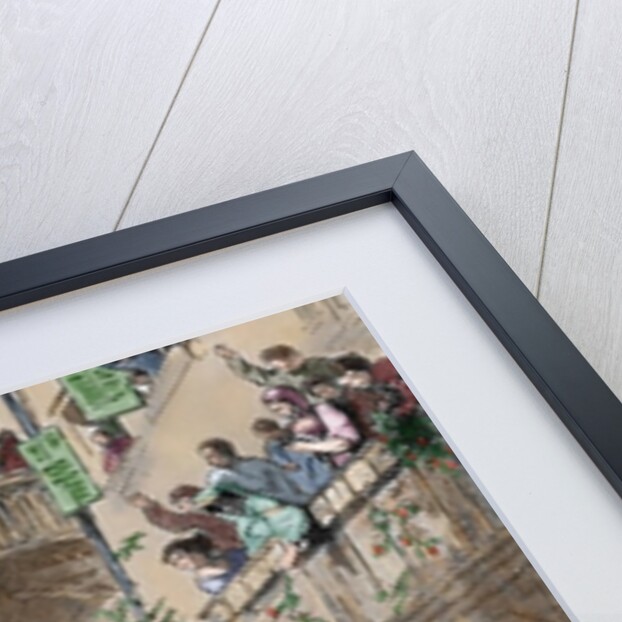 1820 Revolution. Naples. The Austrian troops arriving in Naples to quell the uprising started by the Carbonari by Anonymous